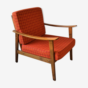 Scandinavian armchair sixties style Thonet Boomerang