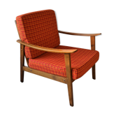 Scandinavian armchair sixties style Thonet Boomerang