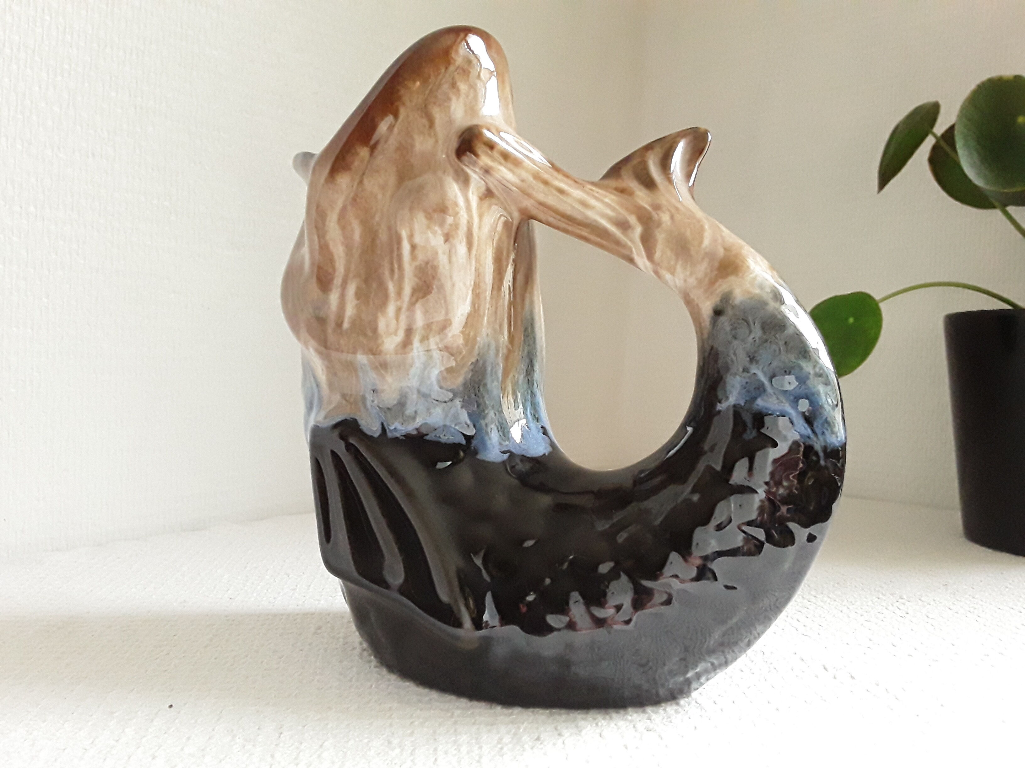 Vintage fish pitcher