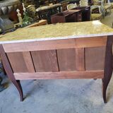 2 rosewood drawer chest of drawers with marble top