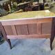 Commode 2 tiroirs en bois de rose avec plateau marbre