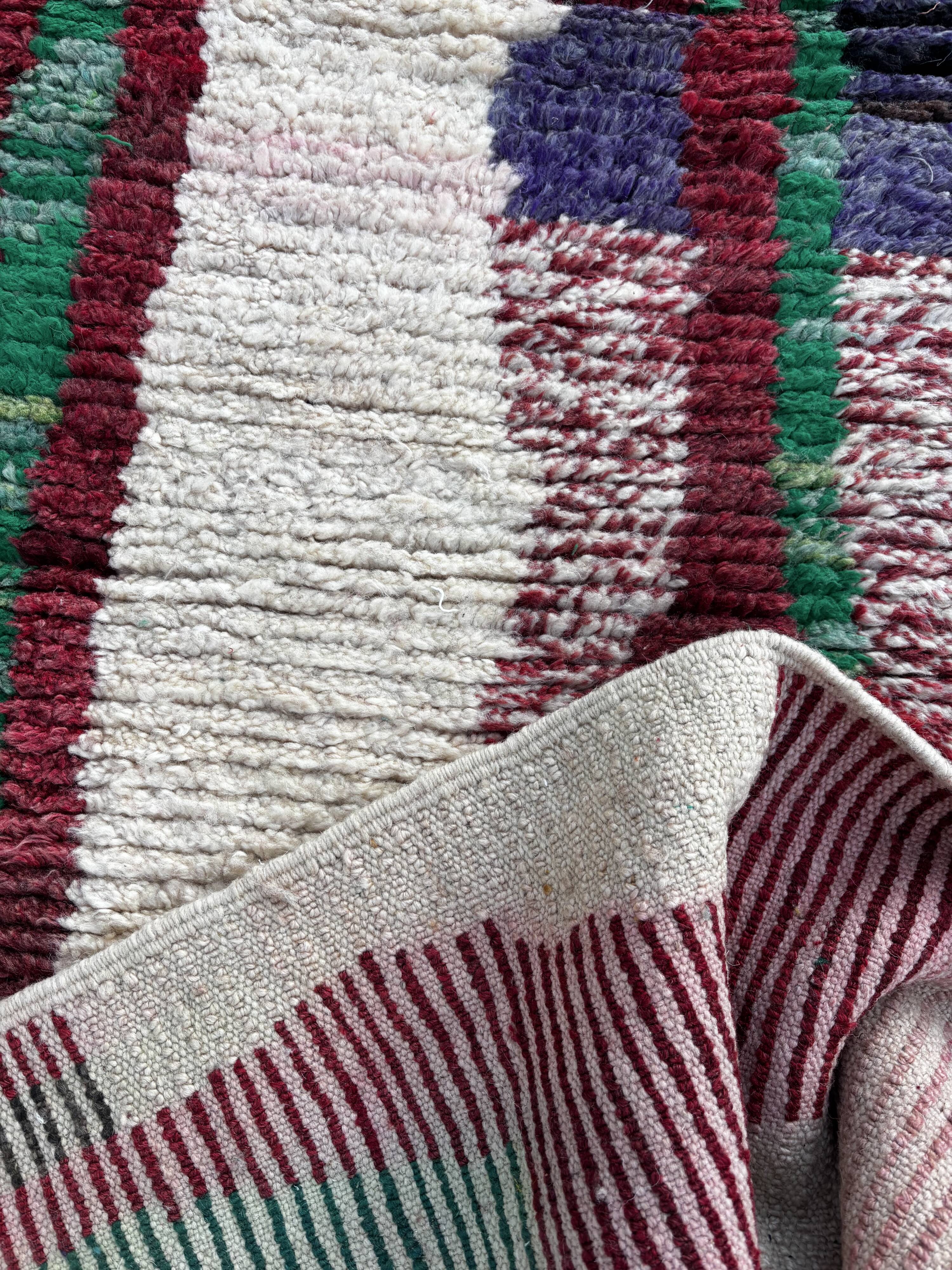 Moroccan Boujad hallway rug 75x400 cm