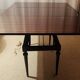 Transformable mahogany table