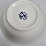 Earthenware vegetable with blue décor Gien Wedgwood