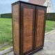 Vintage rattan wardrobe