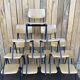Vintage Galvanitas S35 chair – blue compass frame