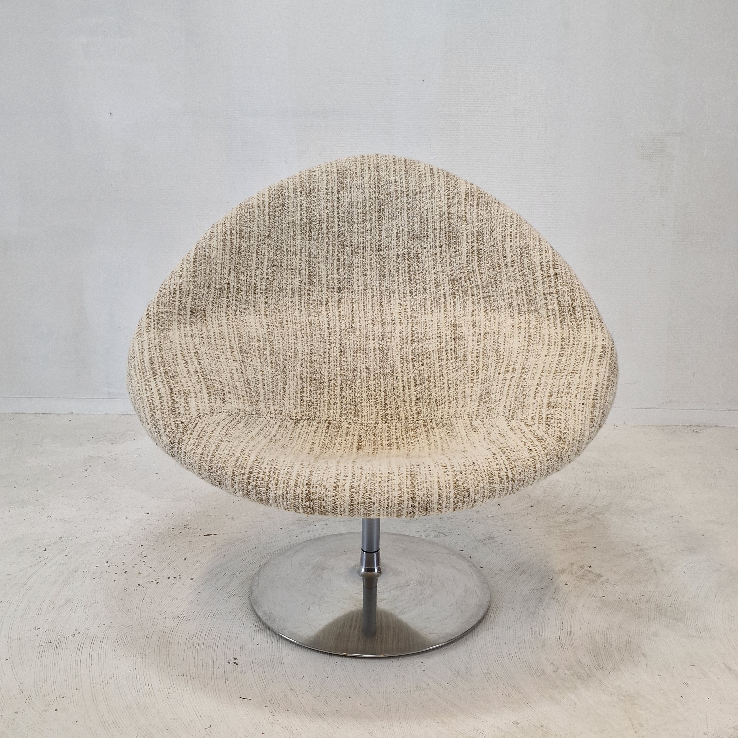 Big Globe Armchair with Ottoman by Pierre Paulin for Artifort, 1970s