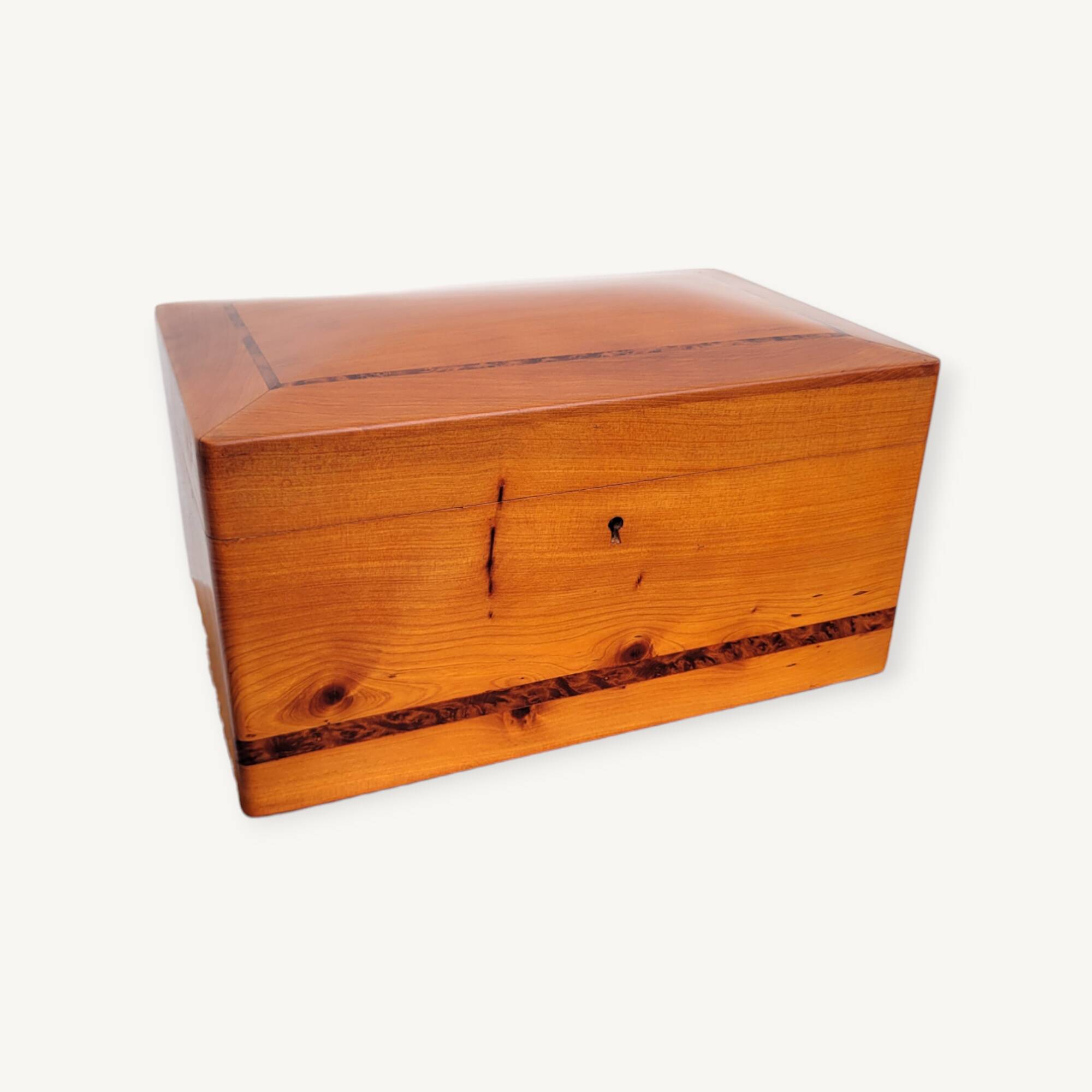 Old compartmentalized jewelry box