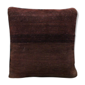 Handwoven Traditional Wool Brown Cushion Cover 45x45cm