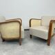 Art Deco Bauhaus armchairs by Lajos Kozma for Thonet Mundus