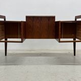 Rosewood 'Floating' Desk By Gunnar Nielsen For Tibergaard, 1960s.