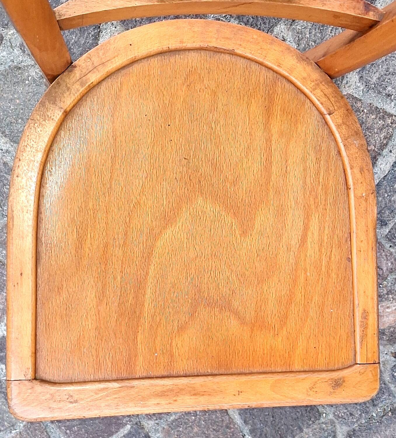 Light beech bistro bar restaurant chair