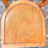 Light beech bistro bar restaurant chair