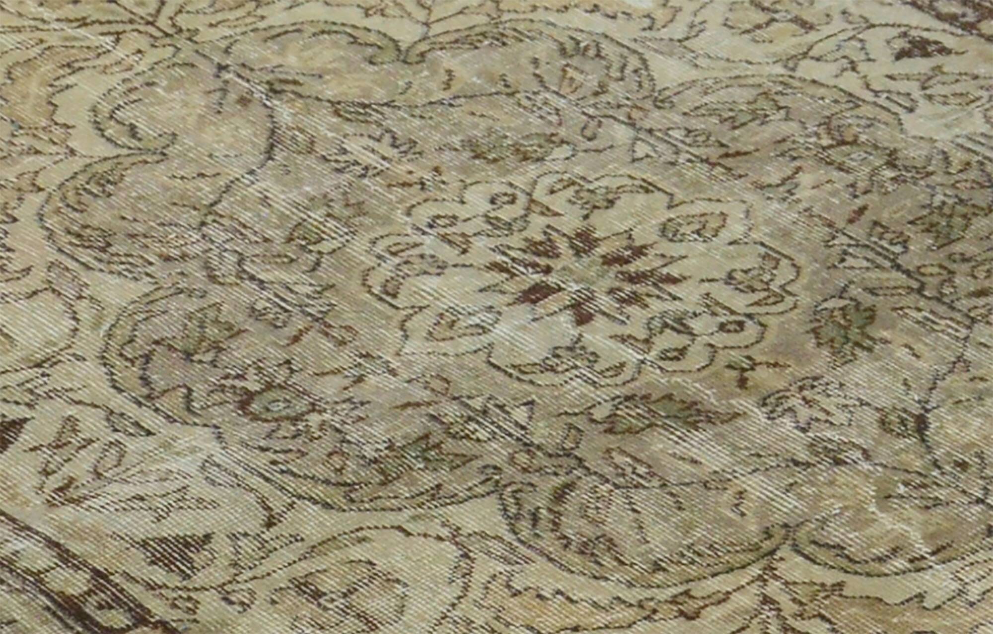 Turkish Anatolian Handmade Vintage Rug 253 cm x 151 cm