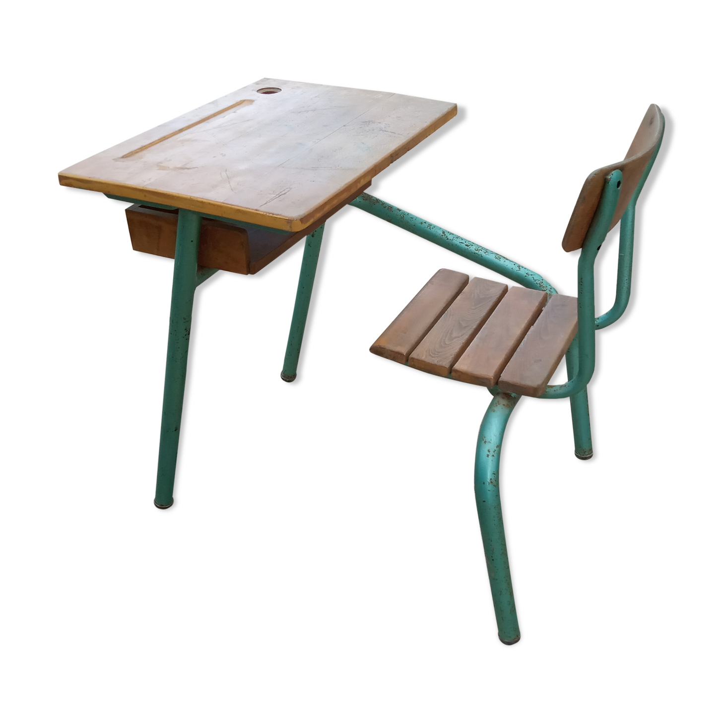 Vintage school desk