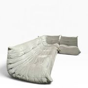 Ensemble modulable Togo en velours grege par Ducaroy, Maison Ligne Roset