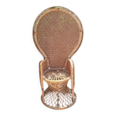 Fauteuil rotin style Emmanuelle