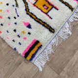 Azilal Berber rug in handmade wool 290 X 200 CM