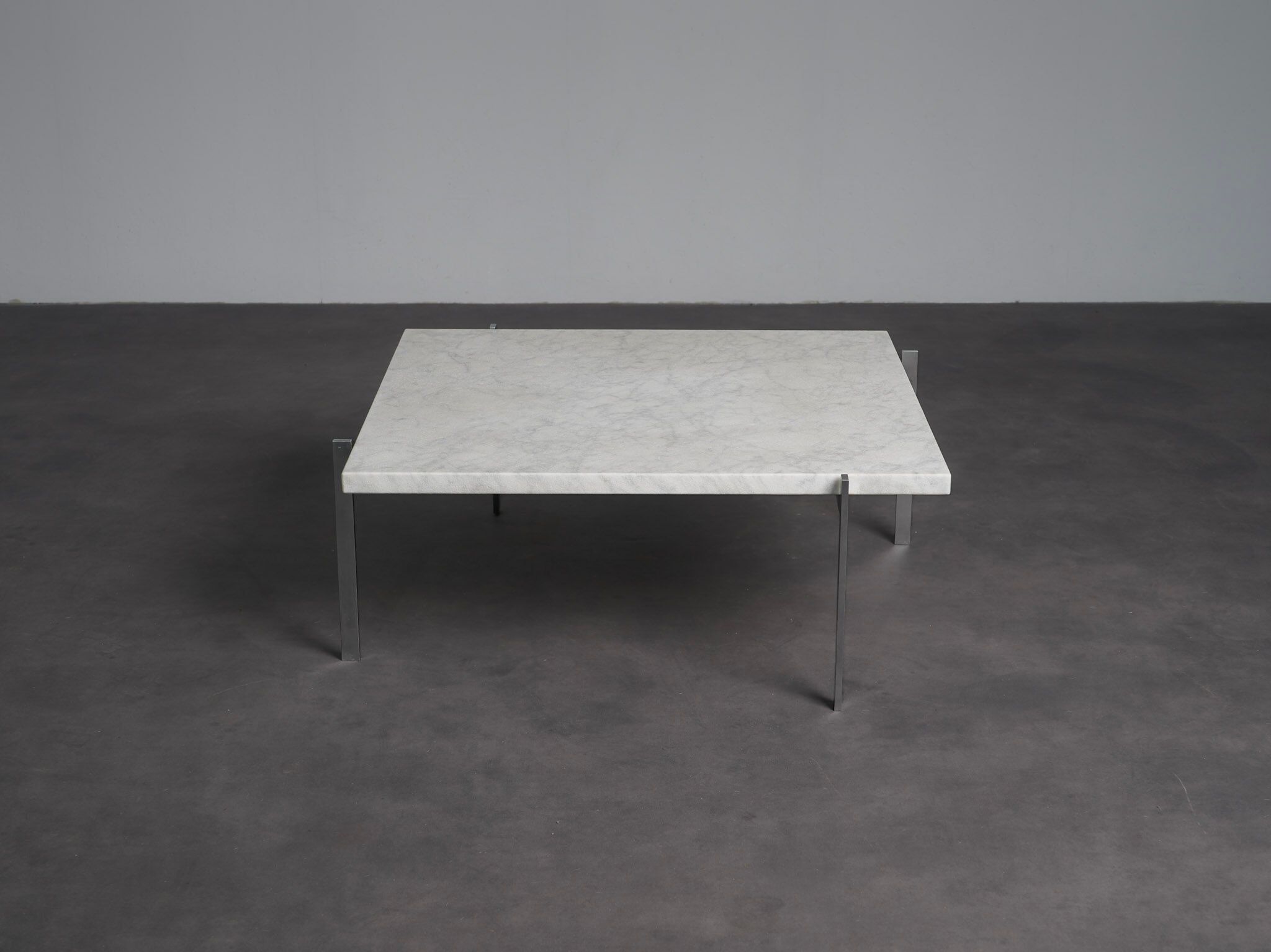 Rolled marble coffee table by Poul Kjaerholm for Fritz Hansen, Denmark, 1990s