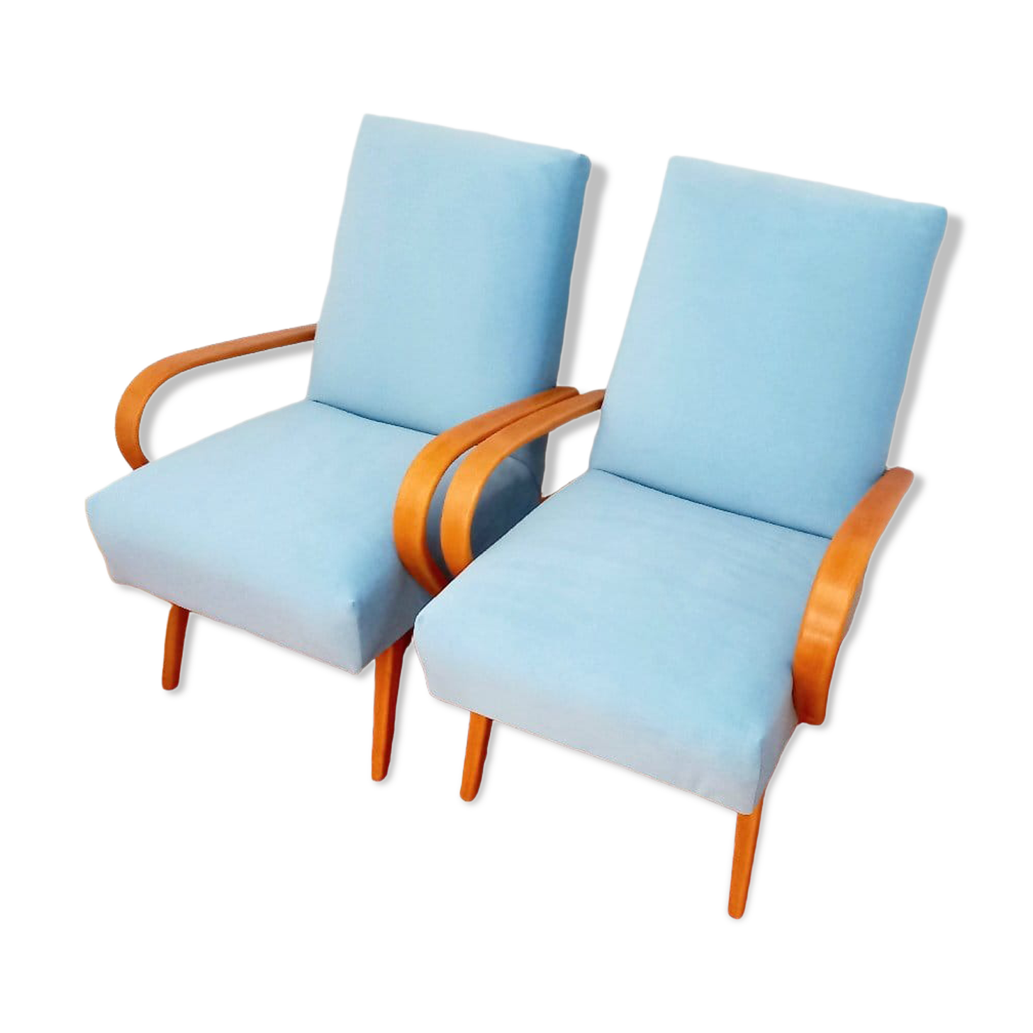 Armchairs by Jaroslav Šmidek for TON, Czechoslovakia, 1960s, Set of 2