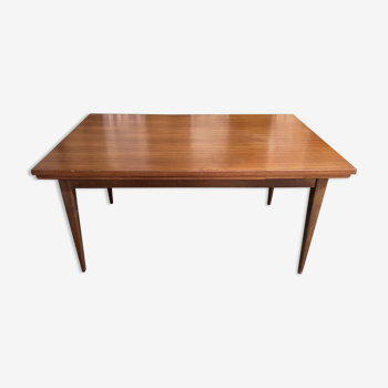 Table à manger scandinave avec allonges intégrées