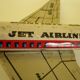 Airliner made of lithographed sheet metal, patina look - 1965 -