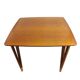 Table basse Lauritz Larsen, cerisier, Danemark années 60