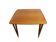 Table basse Lauritz Larsen, cerisier, Danemark années 60