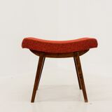 1980s Oak Stool, Czechoslovakia
