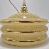 Speckled glass pendant light