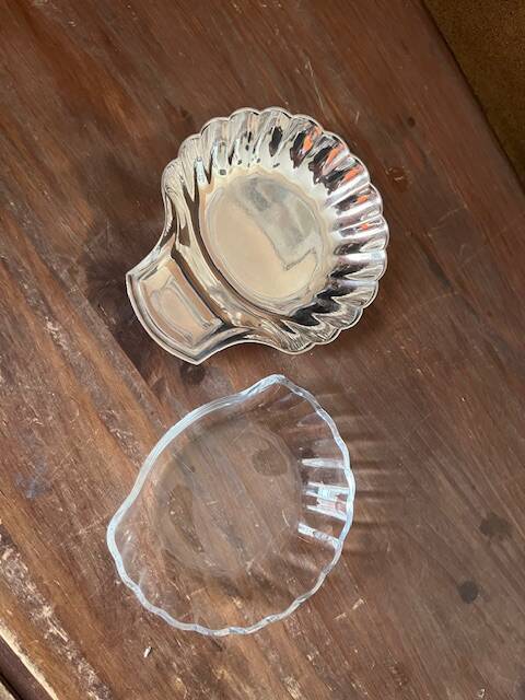 Christofle table butter dish