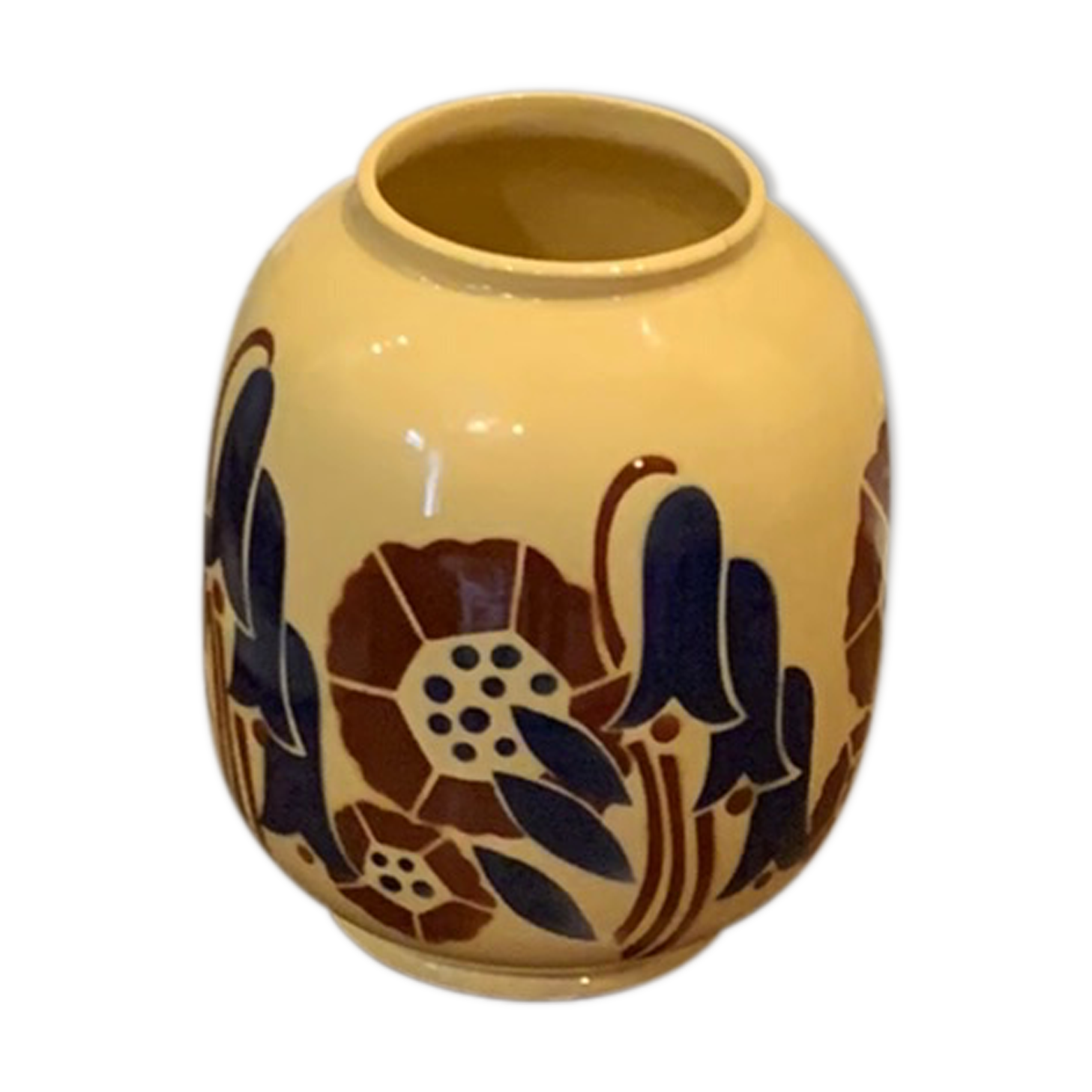 Vase art deco department stores at galeries lafayette Paris moon