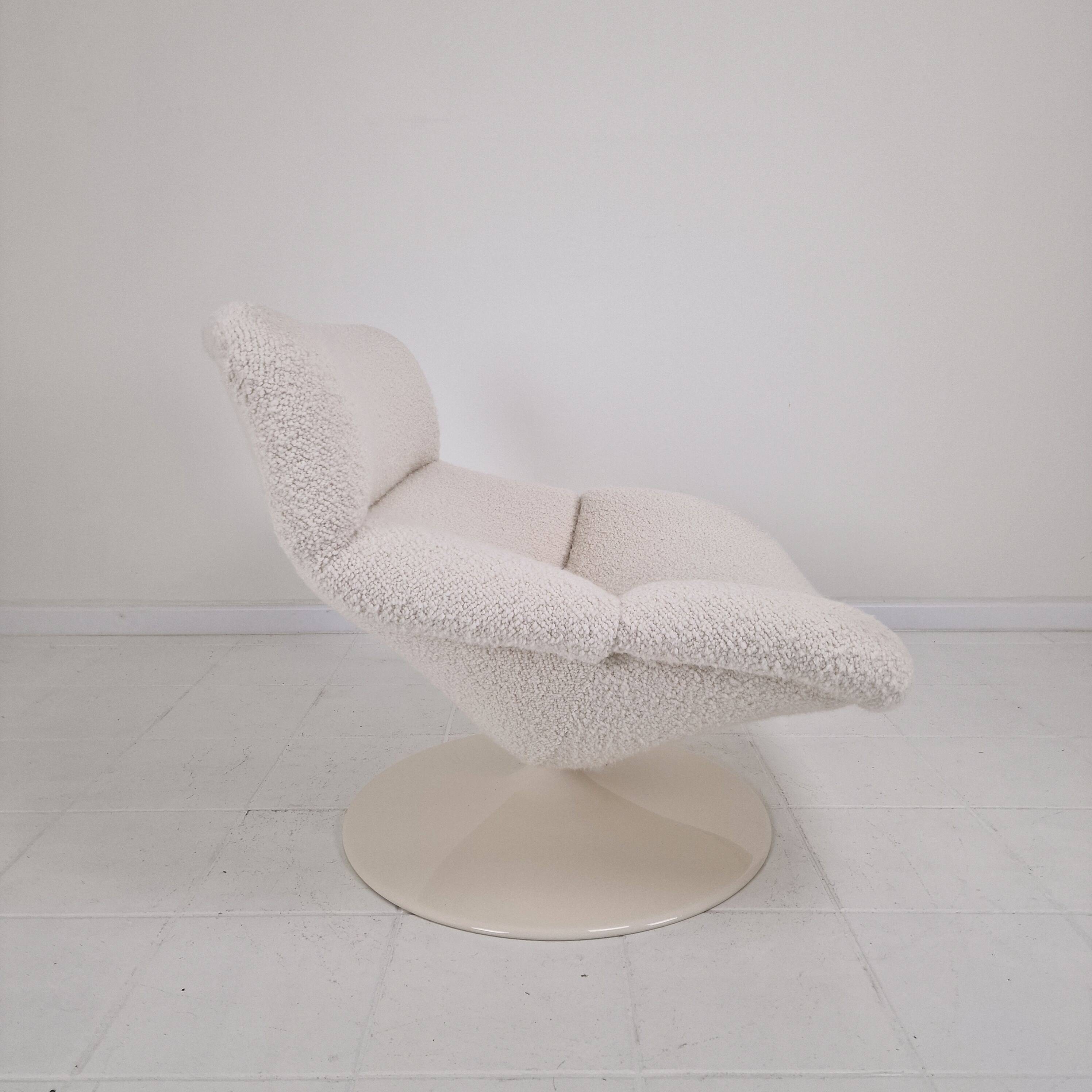 F518 Lounge Chair with Ottoman by Geoffrey Harcourt for Artifort, 1970s