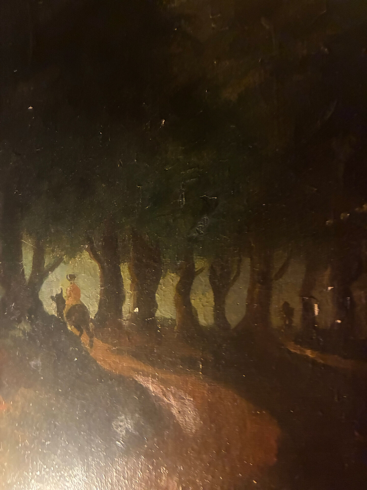 Oil painting of landscape
