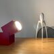Lamp applique spot cube Lita France design vintage 70s