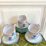 Ceramic mugs 70 hand-painted thistles