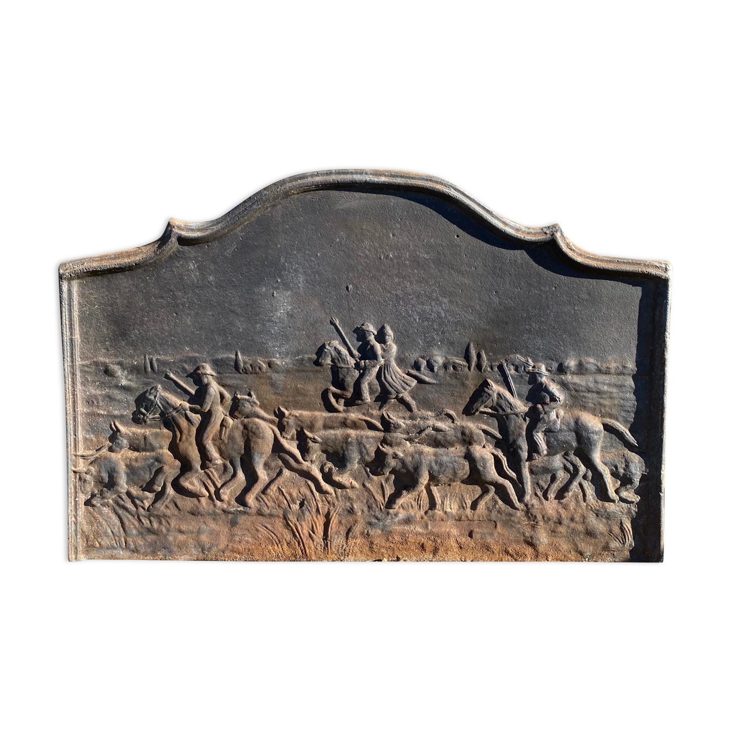 Fireplace plate Camargue Arlesian