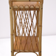 Chevet/table appoint/vintage bambou osier et chêne