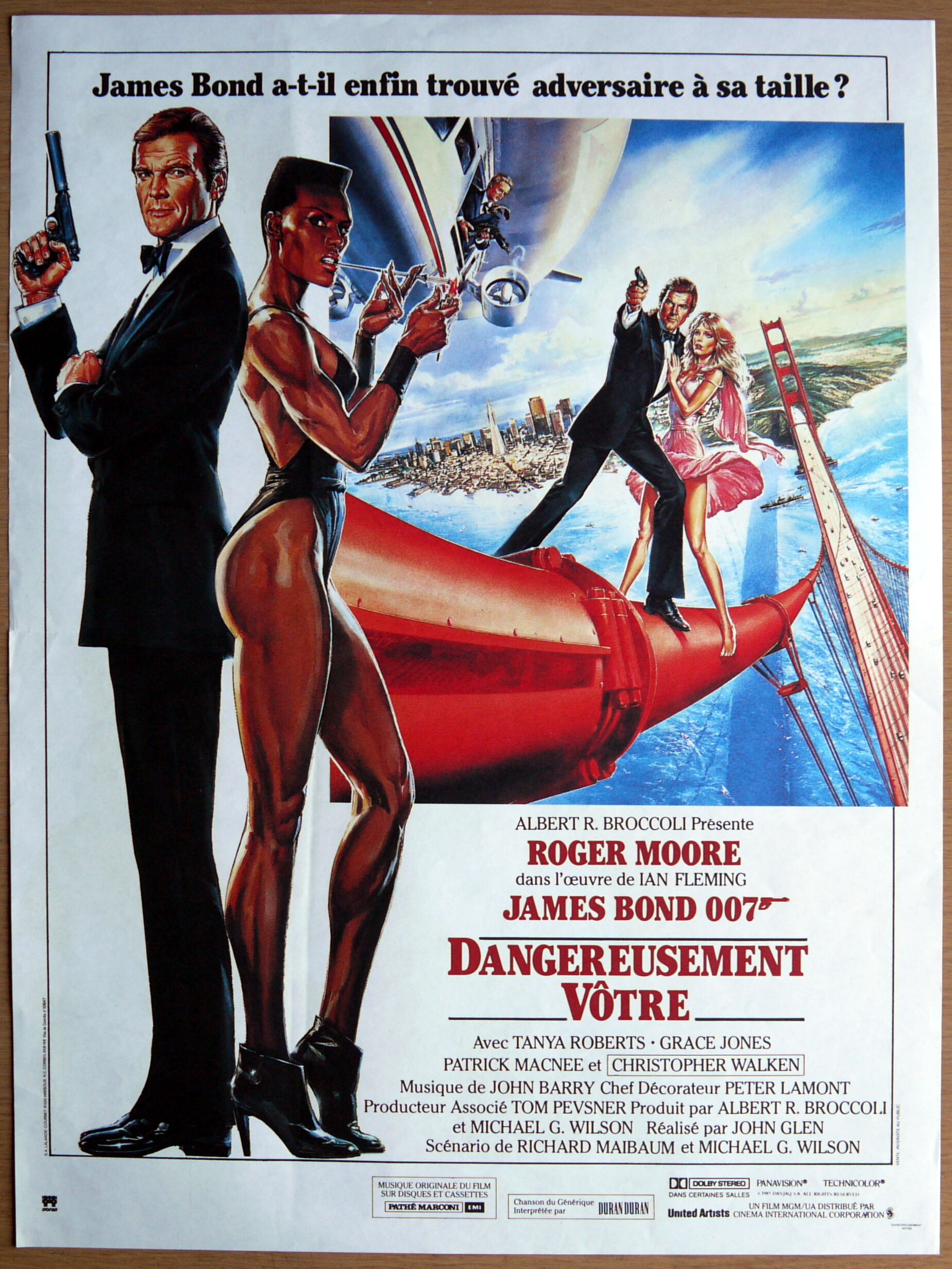 Original movie poster "Dangerously Yours" James Bond 007