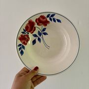 Lot de 8 assiettes creuses vintage dépareillées
