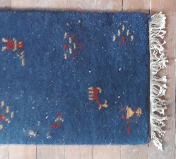 tapis berbère fait main 100% laine 35x72cm