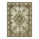 Handmade oriental unique 1980s 280 cm x 385 cm beige wool carpet