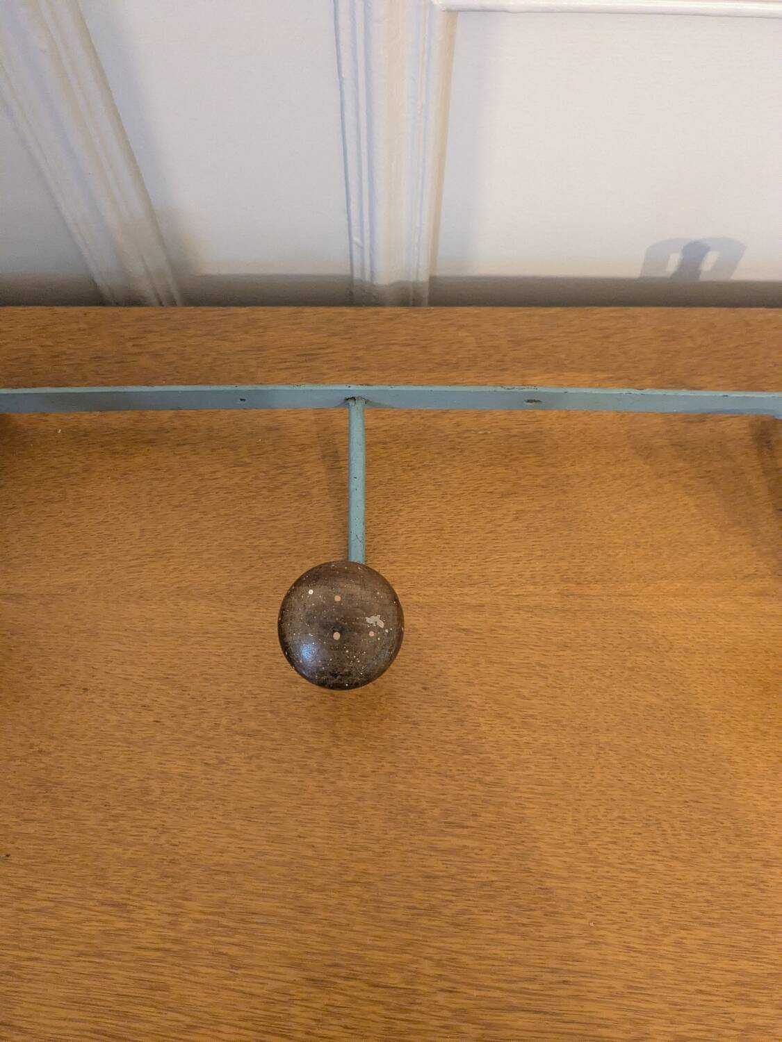 Vintage wall-mounted coat rack