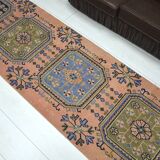 Orange & Green Turkish Runner sku 2241