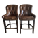 2 genuine leather bar stools from Signature