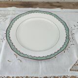 Round earthenware dish, Longwy France, Trianon model