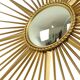 Grand miroir soleil vintage Chaty Vallauris France 86 cm