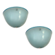 Light Blue Murano Glass Sconces, 1970s, Set of 2