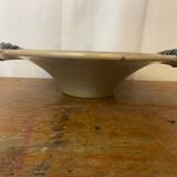 VALLAURIS Ceramic Brown & Blue Vintage Centerpiece