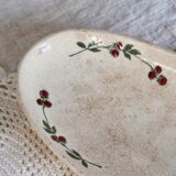 Antique oval ironstone dish – Somain – Sorbier model